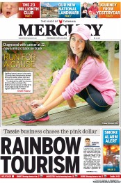 Hobart Mercury (Australia) Newspaper Front Page for 24 April 2013