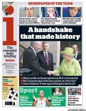 I Newspaper Newspaper Front Page (UK) for 28 June 2012