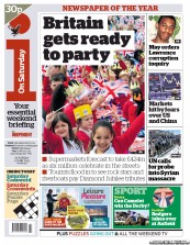 I Newspaper Newspaper Front Page (UK) for 2 June 2012