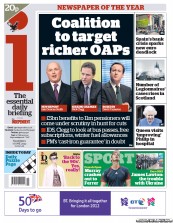 I Newspaper Newspaper Front Page (UK) for 7 June 2012