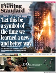 London Evening Standard (UK) Newspaper Front Page for 15 December 2017