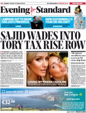 London Evening Standard (UK) Newspaper Front Page for 18 February 2020
