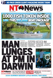 NT News (Australia) Newspaper Front Page for 10 June 2011