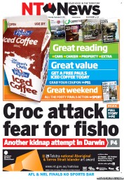 NT News (Australia) Newspaper Front Page for 10 September 2011