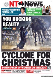 NT News (Australia) Newspaper Front Page for 14 November 2011