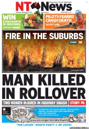 NT News (Australia) Newspaper Front Page for 14 September 2011