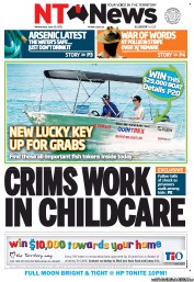 NT News (Australia) Newspaper Front Page for 15 June 2011
