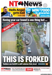NT News (Australia) Newspaper Front Page for 15 September 2011