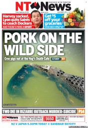 NT News (Australia) Newspaper Front Page for 16 September 2011