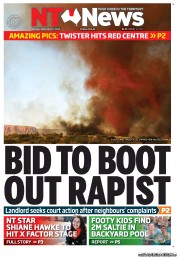 NT News (Australia) Newspaper Front Page for 17 September 2012