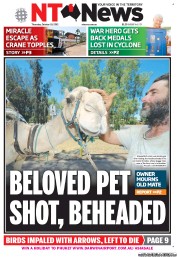 NT News (Australia) Newspaper Front Page for 18 October 2012