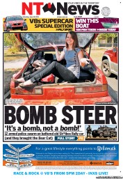 NT News (Australia) Newspaper Front Page for 18 June 2011