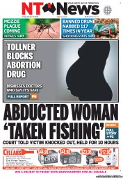 NT News (Australia) Newspaper Front Page for 19 October 2012
