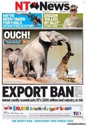 NT News (Australia) Newspaper Front Page for 1 June 2011