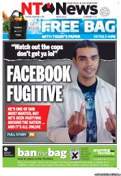 NT News (Australia) Newspaper Front Page for 1 September 2011