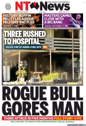NT News (Australia) Newspaper Front Page for 22 October 2012