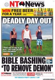 NT News (Australia) Newspaper Front Page for 22 November 2011