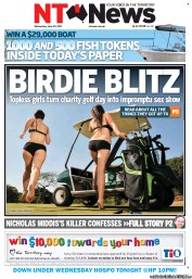 NT News (Australia) Newspaper Front Page for 22 June 2011