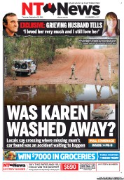 NT News (Australia) Newspaper Front Page for 22 September 2011