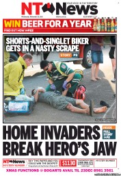 NT News (Australia) Newspaper Front Page for 23 November 2011