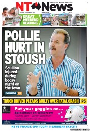NT News (Australia) Newspaper Front Page for 24 September 2011