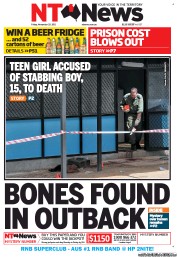 NT News (Australia) Newspaper Front Page for 25 November 2011