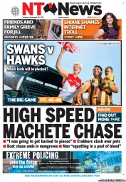 NT News (Australia) Newspaper Front Page for 29 September 2012
