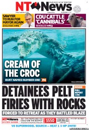 NT News (Australia) Newspaper Front Page for 2 September 2011