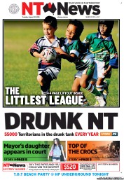 NT News (Australia) Newspaper Front Page for 30 August 2011