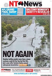NT News (Australia) Newspaper Front Page for 30 September 2011