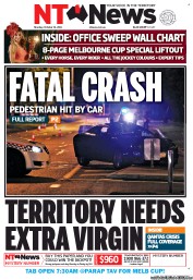 NT News (Australia) Newspaper Front Page for 31 October 2011