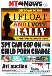 NT News (Australia) Newspaper Front Page for 5 November 2011