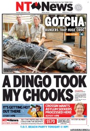 NT News (Australia) Newspaper Front Page for 6 September 2011