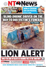 NT News (Australia) Newspaper Front Page for 8 November 2011