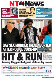 NT News (Australia) Newspaper Front Page for 8 June 2011