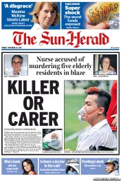 Sun Herald (Australia) Newspaper Front Page for 20 November 2011