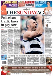 Sunday Age (Australia) Newspaper Front Page for 25 September 2011