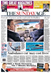Sunday Age (Australia) Newspaper Front Page for 27 November 2011