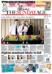 Sunday Age (Australia) Newspaper Front Page for 2 September 2012