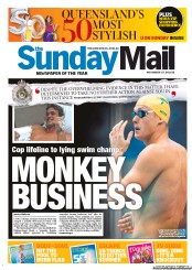 Sunday Mail (Australia) Newspaper Front Page for 27 November 2011
