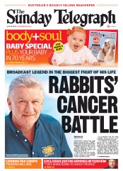 Sunday Telegraph (Australia) Newspaper Front Page for 12 June 2011