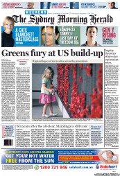 Sydney Morning Herald (Australia) Newspaper Front Page for 12 November 2011