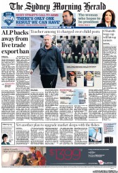 Sydney Morning Herald (Australia) Newspaper Front Page for 15 June 2011