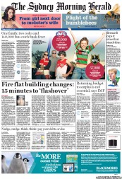 Sydney Morning Herald (Australia) Newspaper Front Page for 21 September 2012