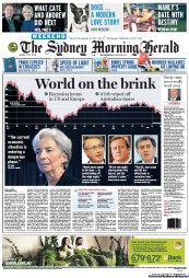 Sydney Morning Herald (Australia) Newspaper Front Page for 24 September 2011