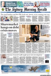 Sydney Morning Herald (Australia) Newspaper Front Page for 26 September 2011