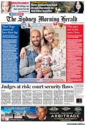 Sydney Morning Herald (Australia) Newspaper Front Page for 29 September 2012