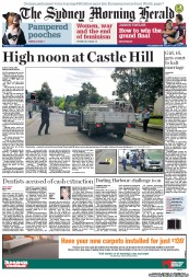 Sydney Morning Herald (Australia) Newspaper Front Page for 30 September 2011