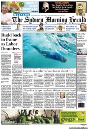 Sydney Morning Herald (Australia) Newspaper Front Page for 3 September 2011