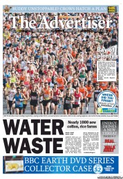 The Advertiser (Australia) Newspaper Front Page for 17 September 2012